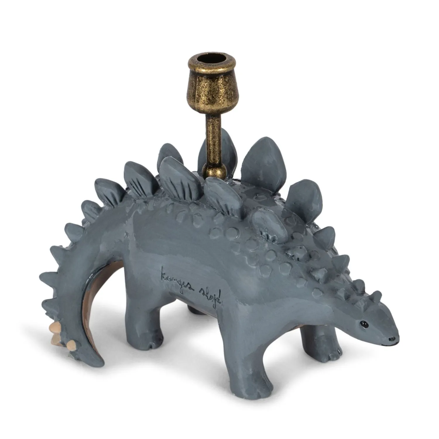Konges Sløjd Dino Lysestage - Green