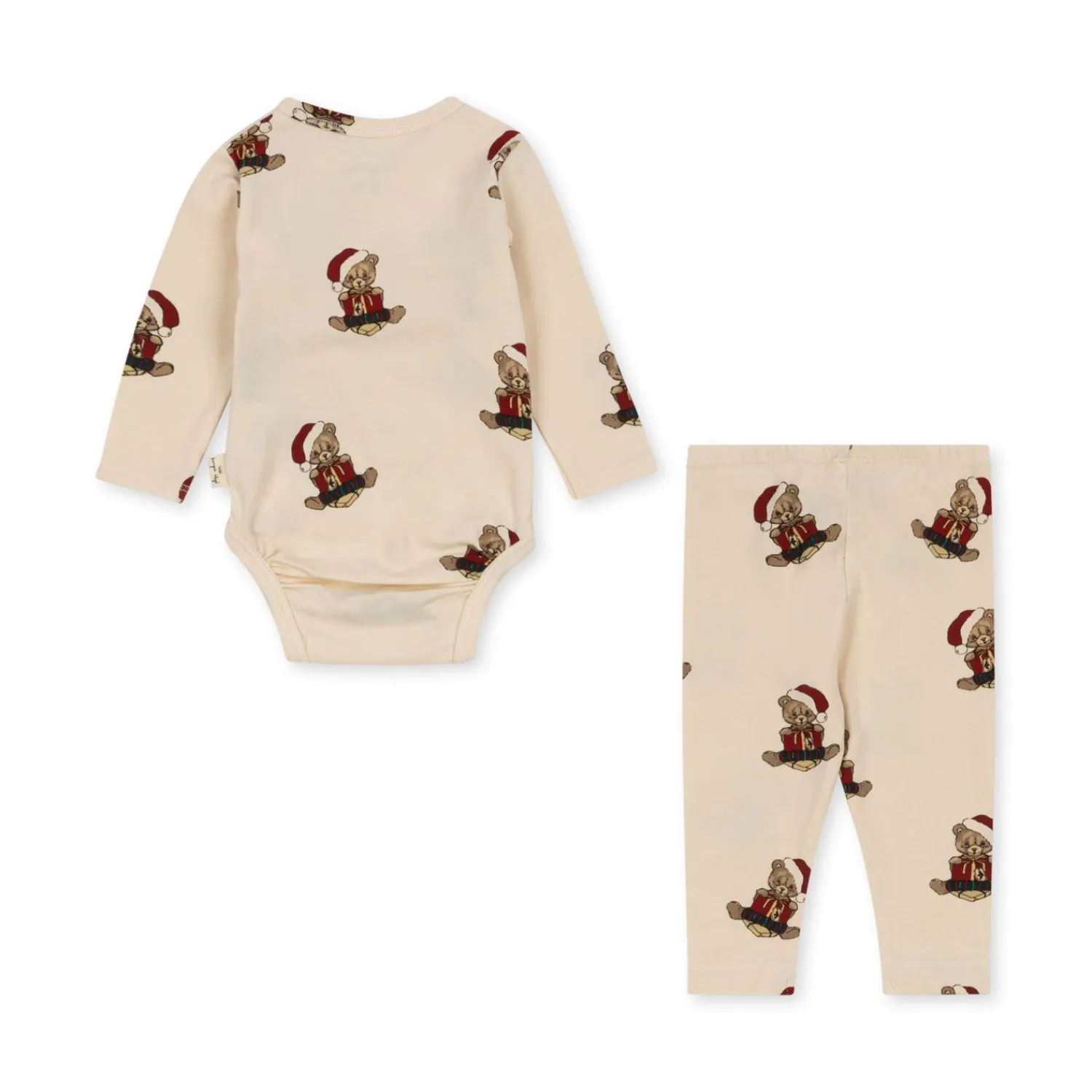 Born Konges Sløjd Basic Saet Til Nyfodte - Christmas Teddy