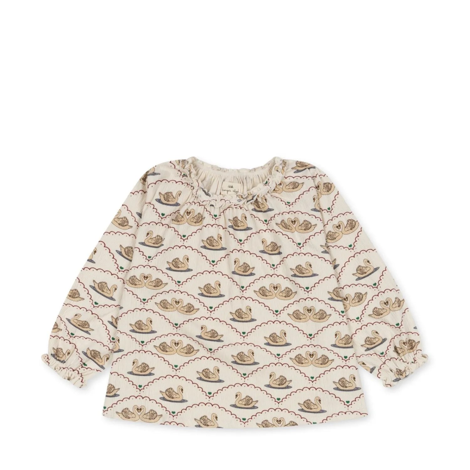 Born Konges Sløjd Chleo Bluse - Swan