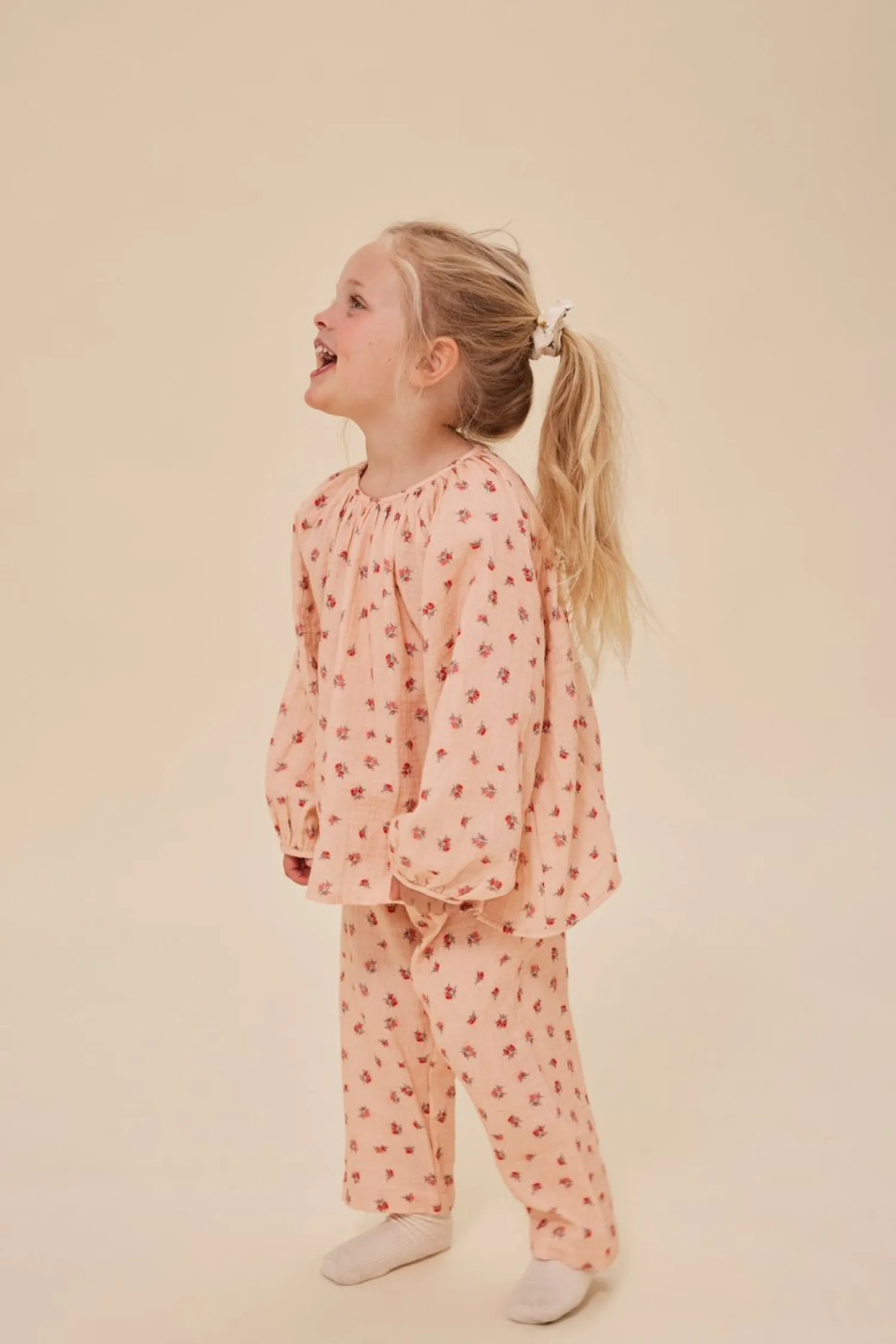 Born Konges Sløjd Coco Bluse - Peonia Pink