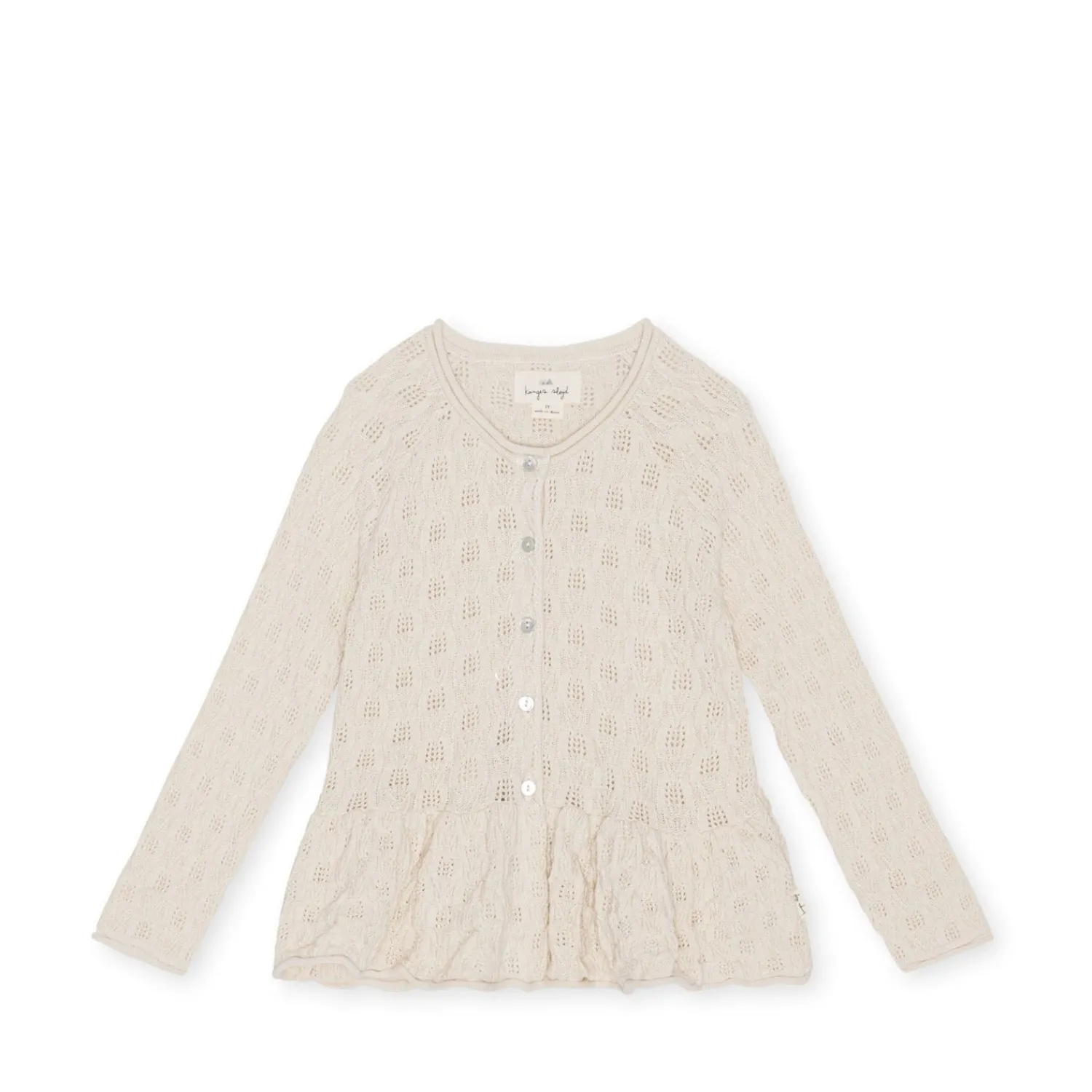 Born Konges Sløjd Henny Cardigan - Creme