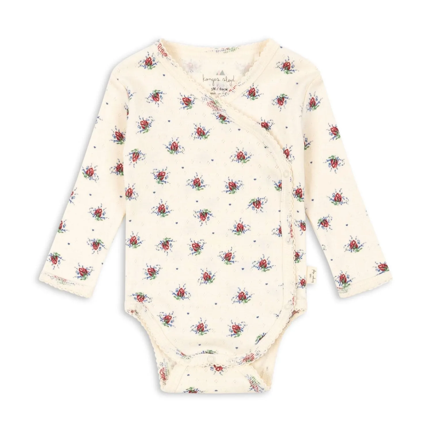 Born Konges Sløjd Minnie Bodystocking Til Nyfodte, - Vita Rosa Mini